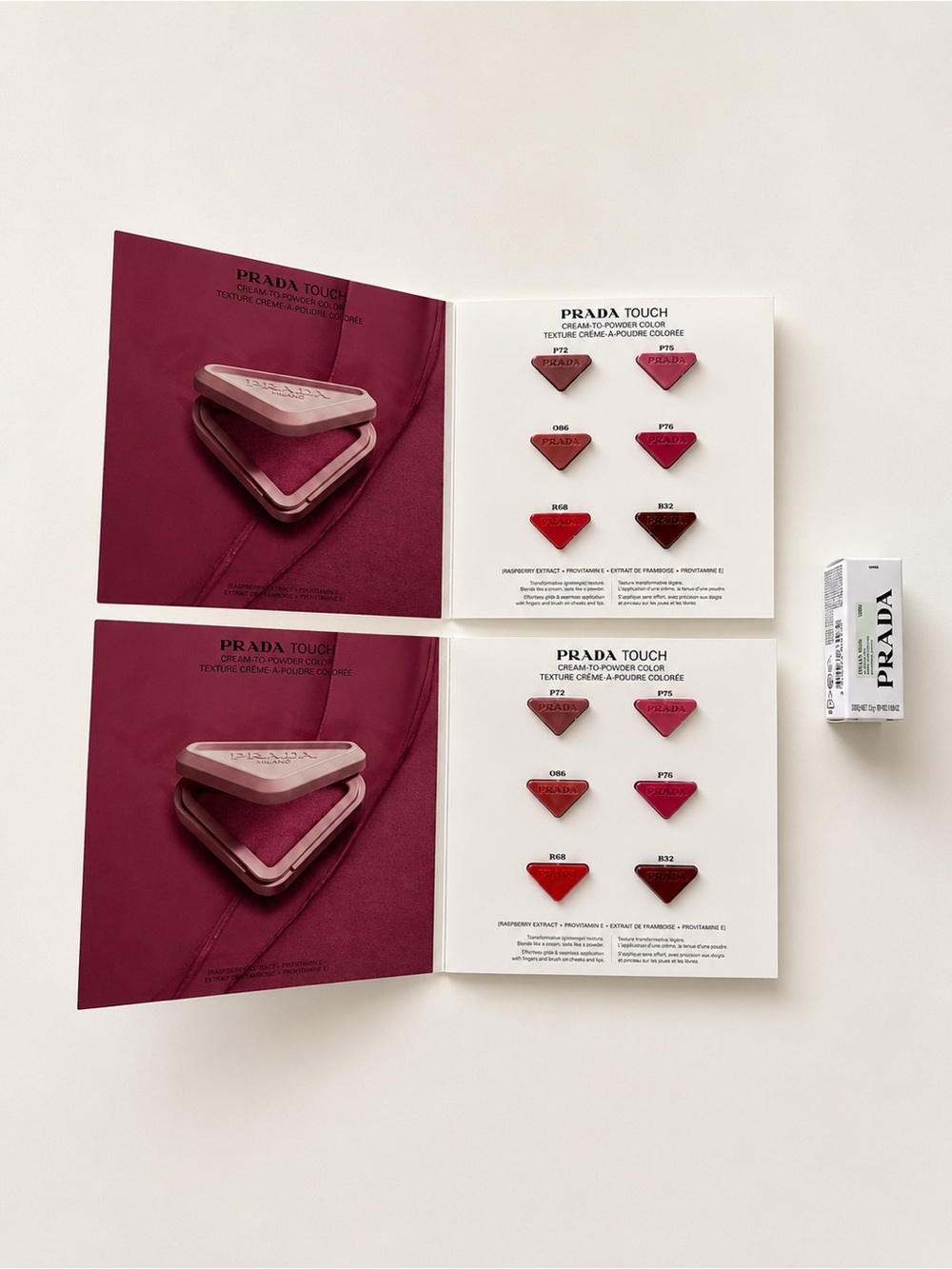 Prada Makeup Samples